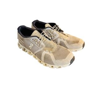 On Running Cloud Mens 7.5 Sneakers Gray Black Slip On Lightweight Running Shoes